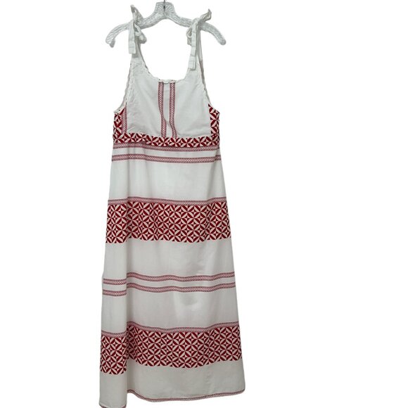 Bindu 100% cotton halter front slit women's maxi dress size M - Picture 2 of 9